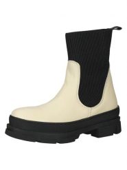 Steve Madden Skórzane botki w kolorze beżowym rozmiar: 41. Brązowe botki Steve Madden, bez wzorów, bez obcasa, bez zapięcia. Za 260.99 zł.