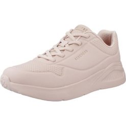 Buty do chodzenia damskie Skechers Uno Lite. Czerwone obuwie sportowe Skechers, z materiału, bez zapięcia, trekkingowe. Za 329.99 zł.