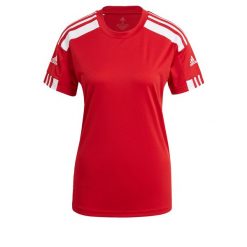 Koszulka damska adidas Squadra 21. Białe bluzki Adidas, l, bez wzorów, sportowe, bez kołnierzyka, bez ramiączek. Za 70.97 zł.