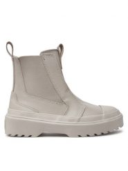 Converse Sztyblety Chuck Taylor All Star Lugged Chelsea Boot A08395C Szary. Szare botki Converse, bez wzorów, ze skóry, bez obcasa, na płaskiej podeszwie, bez zapięcia. Za 379.99 zł.