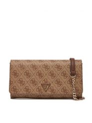 Guess Torebka Noelle II Mini HWBG96 72750 Brązowy. Brązowe torebki klasyczne Guess, z aplikacjami, ze skóry, bez dodatków. Za 419.99 zł.