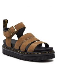 Dr. Martens Sandały Blaire 31735439 Brązowy. Brązowe sandały Dr. Martens, bez wzorów, ze skóry, bez obcasa, na płaskiej podeszwie, bez zapięcia. Za 399.99 zł.