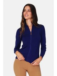 ASSUILI Kardigan w kolorze granatowym rozmiar: 38. Niebieskie kardigany Assuili, bez wzorów, z kaszmiru. Za 122.09 zł.