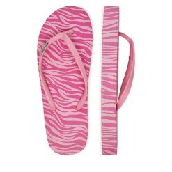 Japonki Juicy Couture. Czerwone klapki Juicy Couture, bez wzorów, bez obcasa. Za 79.99 zł.
