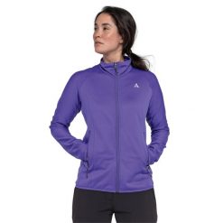 Bluza trekkingowa damska Schöffel Cascata. Fioletowe bluzy Schöffel, bez wzorów, bez kaptura. Za 499.99 zł.