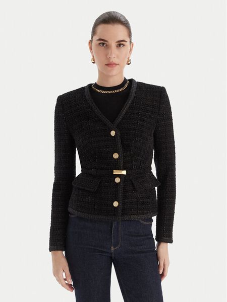 Marciano Guess Marynarka 5BGN07 7394A Czarny Regular Fit. Czarne marynarki i żakiety Marciano Guess, z aplikacjami, z syntetyku. Za 739.99 zł.