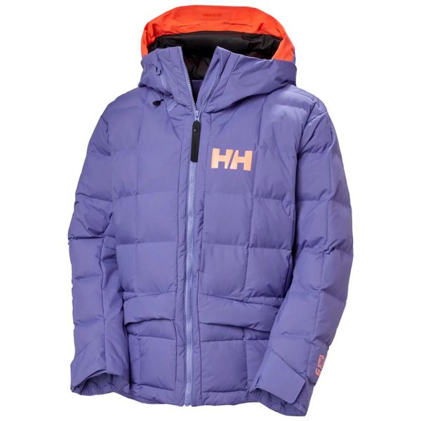 Damska kurtka narciarska Helly Hansen Emiko Ridable. Fioletowe kurtki narciarskie Helly Hansen, s, bez wzorów, z materiału, z kapturem, narciarskie. Za 1,540.00 zł.