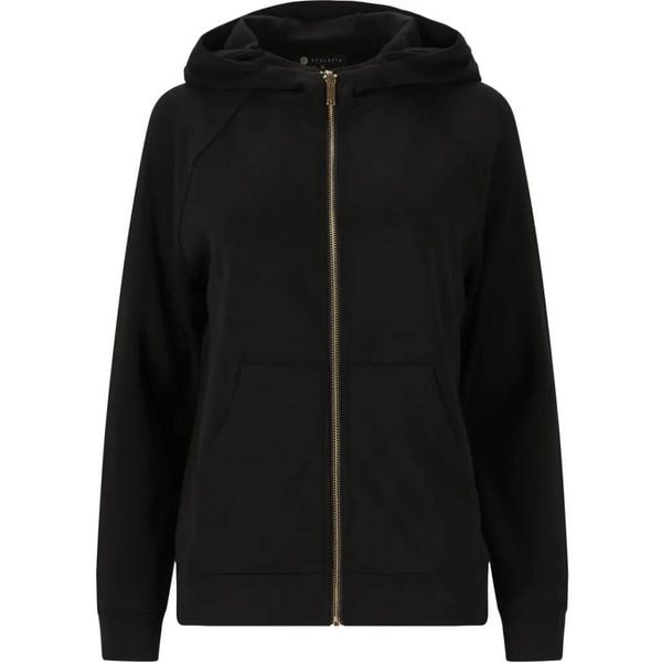 Bluza damska z kapturem Athlecia Jacey. Czarne bluzy Athlecia, bez wzorów, z materiału, z kapturem. Za 227.50 zł.