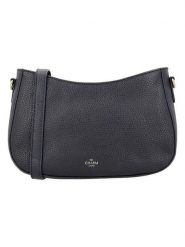 Charm Skórzana torebka w kolorze granatowym - 27 x 16 x 7 cm rozmiar: onesize. Niebieskie torby na ramię Charm, bez wzorów, z materiału, na ramię, bez dodatków. Za 239.99 zł.