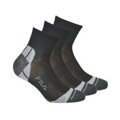 Fila Pół-Wysokie Skarpetki 3-Pak Czarny Rozmiar 35-38 Bawełna. Czarne skarpety Fila, bez wzorów, z bawełny. Za 79.99 zł.