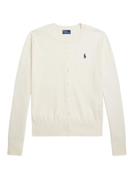 Polo Ralph Lauren Kardigan 211971871003 Écru Slim Fit. Kardigany Polo Ralph Lauren, xs, bez wzorów, z bawełny. Za 859.99 zł.