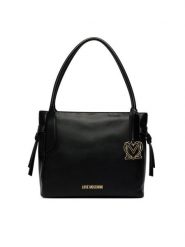 LOVE MOSCHINO Torebka JC4056PP1PLL0000 Czarny. Czarne torebki klasyczne Love Moschino, bez wzorów, ze skóry, bez dodatków. Za 1,059.00 zł.