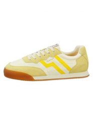 GANT Footwear Skórzane sneakersy "Beylana" w kolorze żółtym rozmiar: 41. Żółte trampki GANT Footwear, bez wzorów, bez zapięcia. Za 257.14 zł.