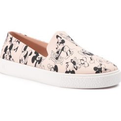Lordsy MELISSA - Ground + Mickey Ad 32533 Pink/White/Black 53461. Czerwone lordsy Melissa, bez wzorów, z tworzywa sztucznego, bez obcasa, na płaskiej podeszwie, bez zapięcia. W wyprzedaży za 359.00 zł.