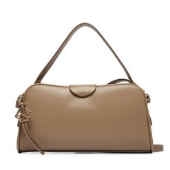 Torebka Calvin Klein. Brązowe torebki klasyczne Calvin Klein, bez wzorów, bez dodatków. Za 489.99 zł.