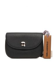 KARL LAGERFELD Torebka A4W30008 Czarny. Czarne listonoszki KARL LAGERFELD, bez wzorów, ze skóry, bez dodatków. Za 779.99 zł.