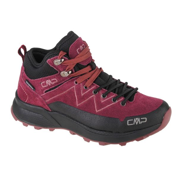 Buty trekkingowe damskie, CMP Kaleepso Mid Hiking. Czerwone trekkingi CMP, z materiału, trekkingowe. Za 249.99 zł.