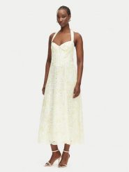 Bardot Sukienka letnia Pollie 60344DB Żółty Regular Fit. Żółte sukienki Bardot, na lato, bez wzorów, z syntetyku, bez kołnierzyka, bez ramiączek. Za 819.99 zł.