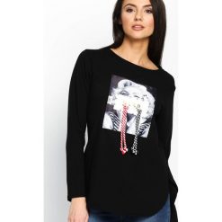 Czarna Bluzka Come About. Czarne bluzki Born2be, m, bez wzorów, bez kołnierzyka, bez ramiączek. Za 19.99 zł.