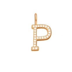 Literka P z cyrkoniami pozłacana. Bransoletki Lilou, z cyrkonią, pozłacane. Za 149.00 zł.