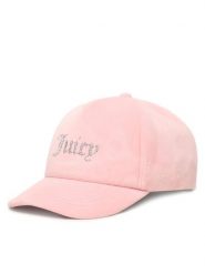 Juicy Couture Czapka z daszkiem JCAWH224702 Różowy. Czerwone czapki Juicy Couture, bez wzorów, z materiału. Za 149.99 zł.