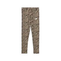 Młodzieżowe legginsy Essentials ze zwierzęcym wzorem PUMA. Brązowa legginsy Puma, m, bez wzorów. Za 129.00 zł.
