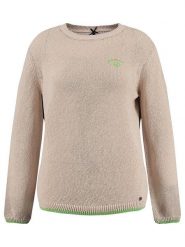 KEY LARGO Sweter "Joplin" w kolorze beżowym rozmiar: M. Brązowe swetry KEY LARGO, m, bez wzorów, bez ramiączek. Za 70.41 zł.