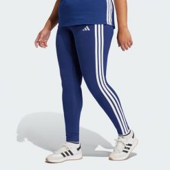 Legginsy Essentials 3-Stripes Cotton (Plus Size). Białe legginsy Adidas, plus size, bez wzorów. Za 139.00 zł.