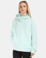 Damska bawełna bluza z kapturem Kilpi BAYA-W. Zielone bluzy Kilpi, bez wzorów, z bawełny, z kapturem. Za 422.05 zł.