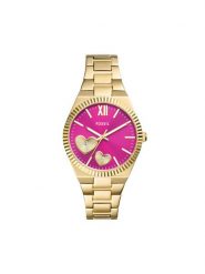Fossil Zegarek Scarlette ES5325 Złoty. Żółte, analogowe zegarki Fossil, złote. Za 669.99 zł.