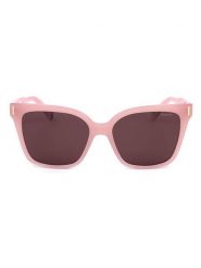 Polaroid Damskie okulary przeciwsłoneczne w kolorze jasnoróżowo-brązowym rozmiar: 54. Brązowe okulary przeciwsłoneczne Polaroid, bez wzorów, z tworzywa sztucznego. Za 159.95 zł.
