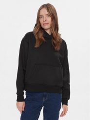 Calvin Klein Jeans Bluza Back Bold Monologo Hoodie J20J222895 Czarny Regular Fit. Czarne bluzy Calvin Klein Jeans, l, bez wzorów, z bawełny, bez kaptura. Za 299.99 zł.