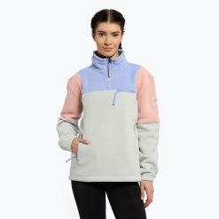 Bluza snowboardowa damska ROXY Chloe Kim Layer. Szare bluzy Roxy, na zimę, m, bez wzorów, bez kaptura. Za 149.99 zł.