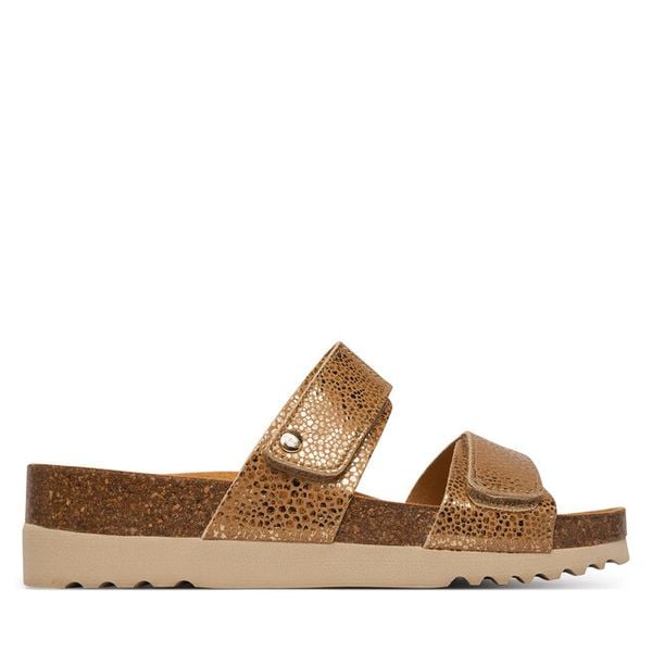 Klapki Scholl. Żółte klapki Scholl, bez wzorów, bez obcasa. Za 339.99 zł.