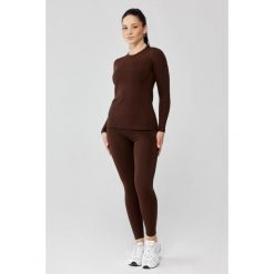 Bielizna termoaktywna damska szybkoschnąca Rough Radical Dreamlover. Brązowa bielizna sportowa ROUGH RADICAL, bez wzorów. W wyprzedaży za 175.92 zł.