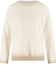 Gerry Weber Sweter w kolorze beżowym rozmiar: 46. Brązowe swetry Gerry Weber, bez wzorów, ze splotem, bez ramiączek. Za 171.68 zł.