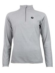 Peak Mountain Bluza polarowa "Afinor" w kolorze szarym rozmiar: L. Szare bluzy Peak Mountain, l, z aplikacjami, z materiału, bez kaptura. Za 96.83 zł.