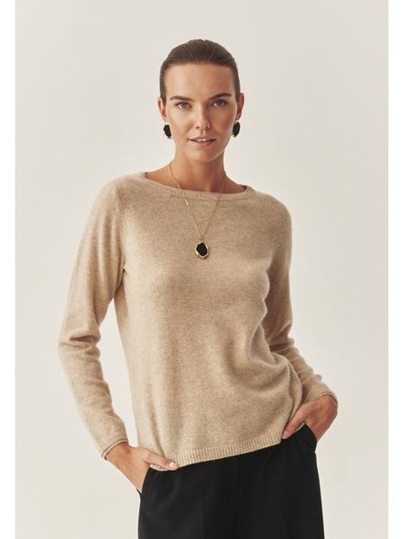 TATUUM Sweter w kolorze beżowym rozmiar: M. Brązowe swetry Tatuum, m, bez wzorów, z kaszmiru, bez ramiączek. Za 259.95 zł.