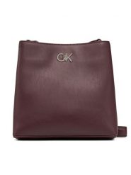 Calvin Klein Torebka K60K612803 Bordowy. Czerwone listonoszki Calvin Klein, bez wzorów, ze skóry, bez dodatków. Za 389.99 zł.