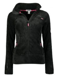 Geographical Norway Kurtka polarowa "Upaline" w kolorze czarnym rozmiar: XXL. Czarne swetry Geographical Norway, xxl, bez wzorów, z polaru, bez ramiączek. Za 105.38 zł.