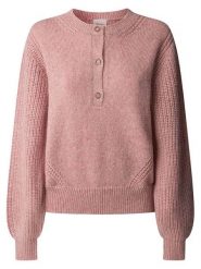 Pepe Jeans Sweter "Nica" w kolorze jasnoróżowym rozmiar: L. Różowe swetry Pepe Jeans, l, bez wzorów, z jeansu, bez ramiączek. Za 220.12 zł.