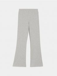 Legginsy z rozszerzaną nogawką - szary. Szare legginsy Sinsay, l, bez wzorów. Za 29.99 zł.
