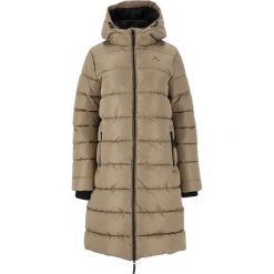 Parka dla kobiet Whistler Amaret. Brązowe parki Whistler, bez kaptura. W wyprzedaży za 269.99 zł.