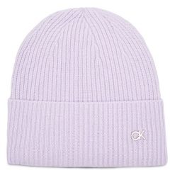 Czapka Calvin Klein. Fioletowe czapki Calvin Klein, bez wzorów. Za 289.99 zł.