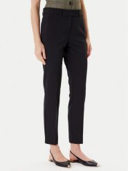 Marella Chinosy Opaco 2523136101 Czarny Slim Fit. Czarne spodnie materiałowe Marella, bez wzorów, z syntetyku. Za 859.99 zł.