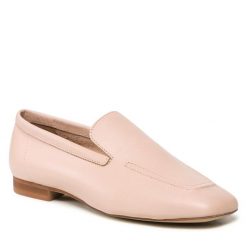 Lordsy Gino Rossi. Czerwone lordsy Gino Rossi, bez wzorów, bez obcasa, bez zapięcia. Za 279.99 zł.