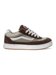 Vans Skórzane sneakersy "Skate Estazzo" w kolorze brązowo-beżowym rozmiar: 40,5. Brązowe trampki Vans, bez wzorów, bez zapięcia. Za 184.46 zł.
