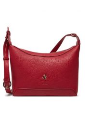 Beverly Hills Polo Club Torebka CEO-BHPC-C-008-08 Czerwony. Czerwone listonoszki Beverly Hills Polo Club, bez wzorów, z materiału, bez dodatków. Za 199.99 zł.