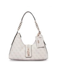 Guess Torebka Yvonne HWSG23 78010 Kremowy. Białe torebki klasyczne Guess, z aplikacjami, ze skóry, bez dodatków. Za 544.99 zł.