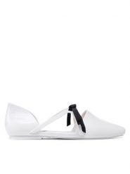 Melissa Baleriny Pointy Stripe Jason 33435 Biały. Białe baleriny Melissa, bez wzorów, z tworzywa sztucznego, bez obcasa. Za 229.99 zł.
